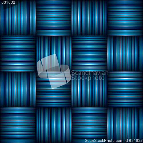 Image of blue stripe weave