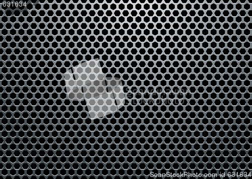 Image of hexagon metal light