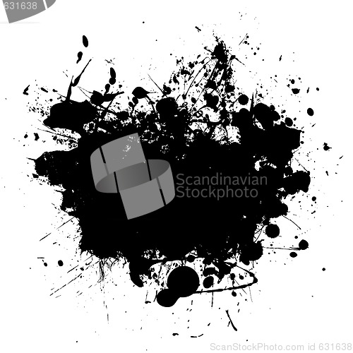 Image of splat black copyspace