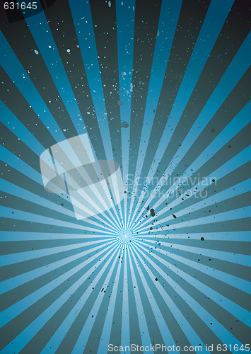 Image of radiate blue grunge light