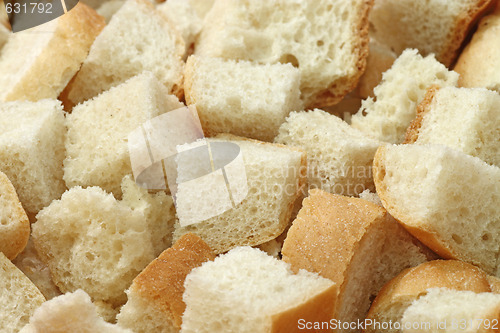 Image of Chopped white bread