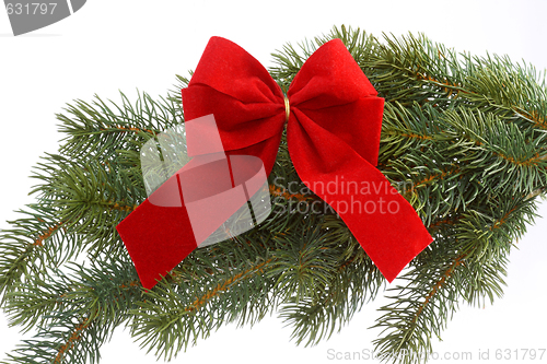 Image of Red gift ribbon