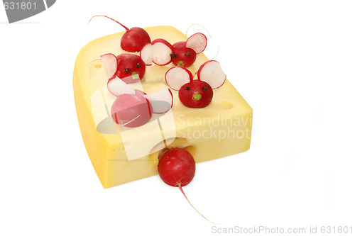 Image of Garnished cheese