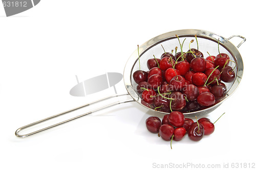 Image of Red cherry fruits