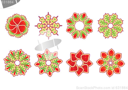 Image of floral and ornamental elements