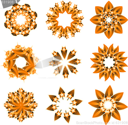 Image of floral and ornamental elements