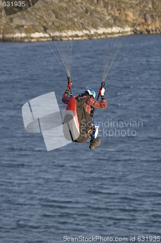 Image of Paraglider closeup