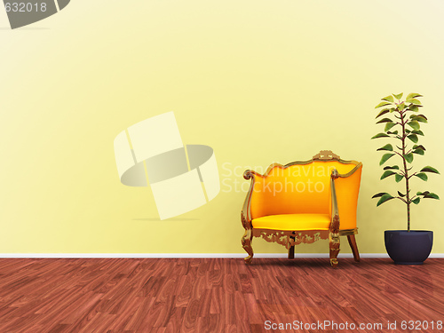 Image of yellow sofa
