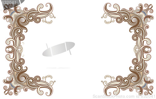 Image of floral frame