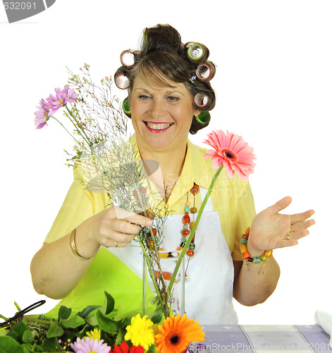 Image of Flower Arranging Housewife