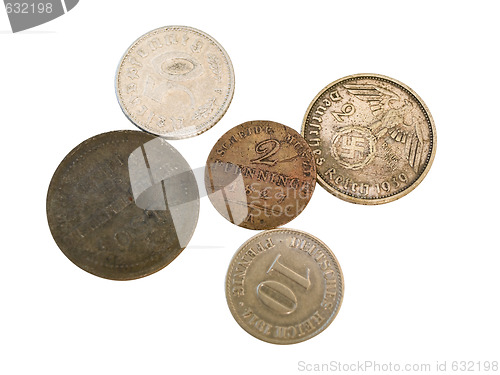 Image of German coins