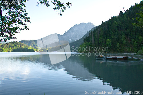 Image of Lake Ritsa. Abhazia