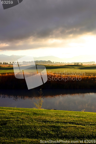 Image of Sunrise over the Golf Course