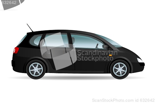 Image of Black Minivan