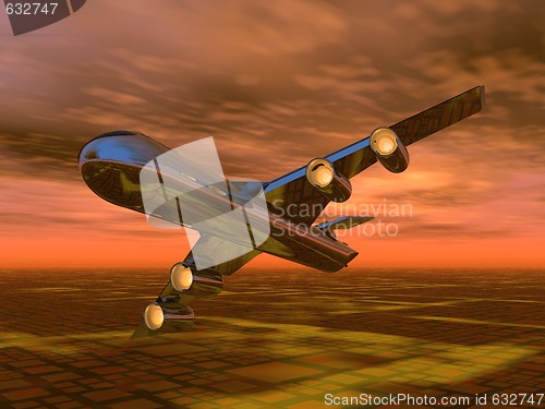 Image of Fly at Sunset