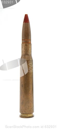 Image of Browning 0.5 12.7mm tracer cartridge isolated
