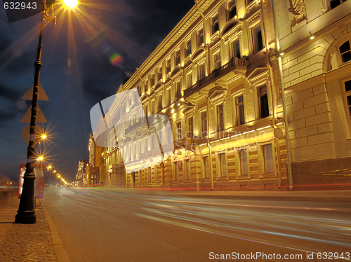 Image of St. Petersburg at night HDR