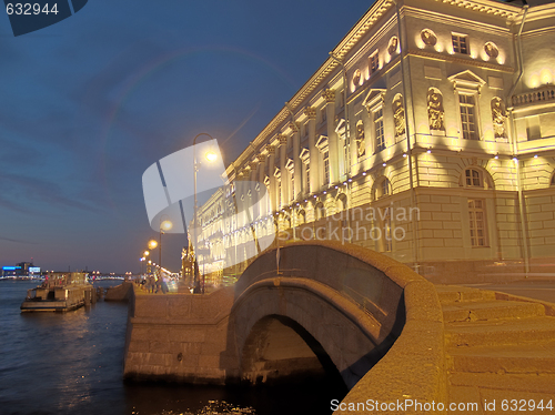 Image of St. Petersburg at night HDR