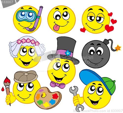 Image of Various smileys 5