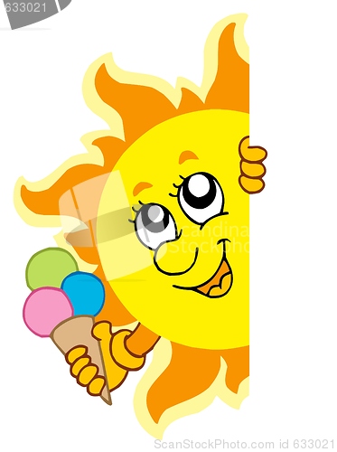 Image of Lurking Sun with icecream