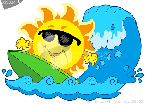 Image of Surfing Sun
