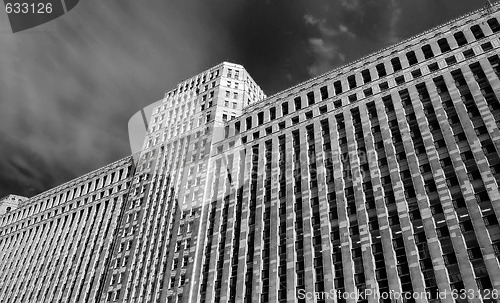 Image of Massive Skyscraper (B&W)