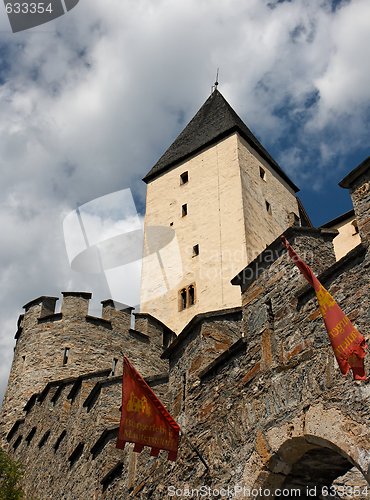 Image of ain tower (keep) of the medieval castle 