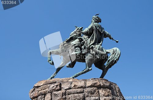 Image of Equestrian statue of Hetman Khmelnytsky in Kiev