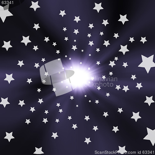 Image of Light and star effect