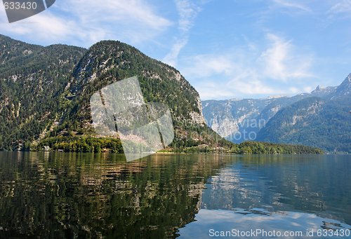 Image of Alpine Hallstatter Lake in Austria