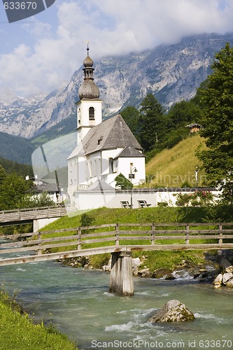 Image of Little church in the alps