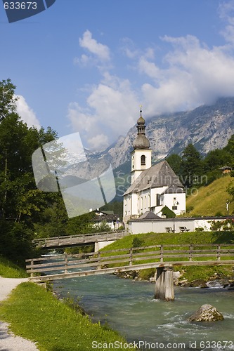 Image of Little church in the alps