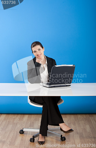 Image of Happy businesswoman