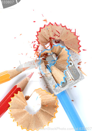 Image of Pencils and sharpener