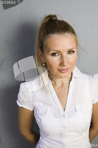 Image of beautiful woman portrait