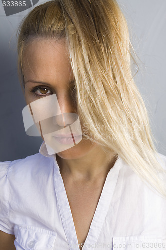 Image of beautiful woman portrait