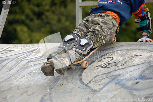 Image of skateboard ramp at park