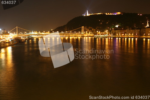 Image of Budapest at night