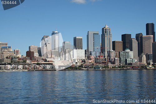Image of Downtown Seattle Washington Skyline