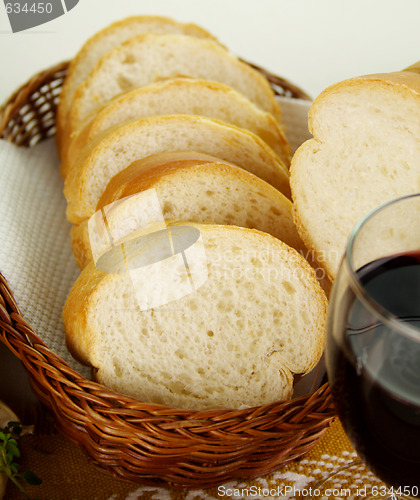 Image of Sliced Bread Stick