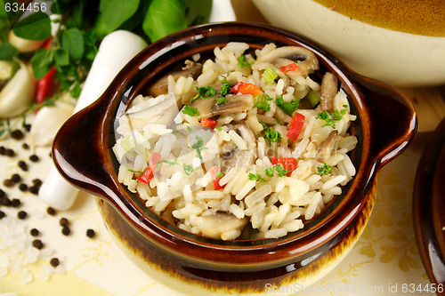 Image of Mushrooms And Rice