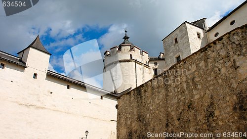 Image of Towers and walls of Renaissance Hohensalzburg castle