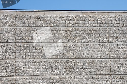 Image of Beige rough stone wall texture