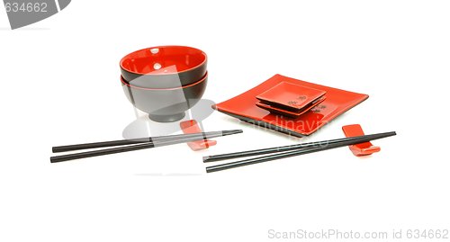 Image of Sushi service for two isolated
