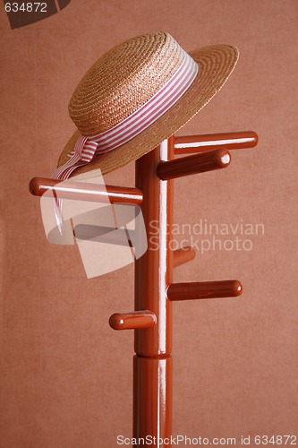 Image of hat on the peg