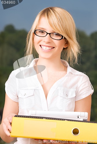 Image of office girl