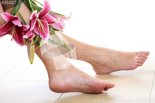 Image of Legs and Lillies