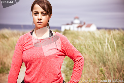 Image of Sporty woman