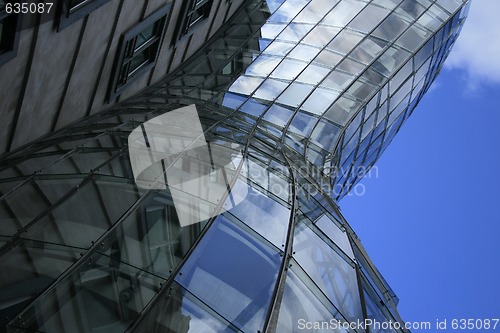 Image of dancing house in the Prague