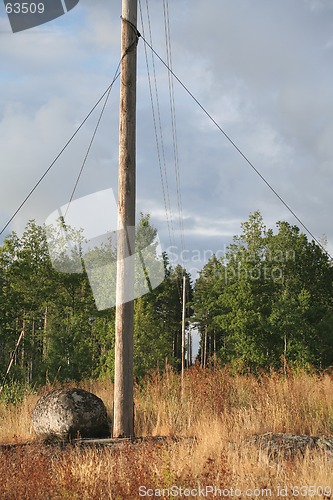 Image of Rural phone pole #1
